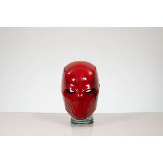 Red Vigilante Helmet - Wearable Costume Cowl Mask Helm - Cosplay - Helmets and Headwear - 1