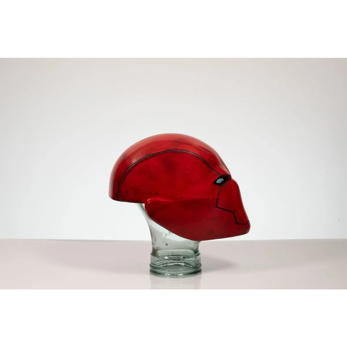 Red Vigilante Helmet - Wearable Costume Cowl Mask Helm - Cosplay - Helmets and Headwear - 11