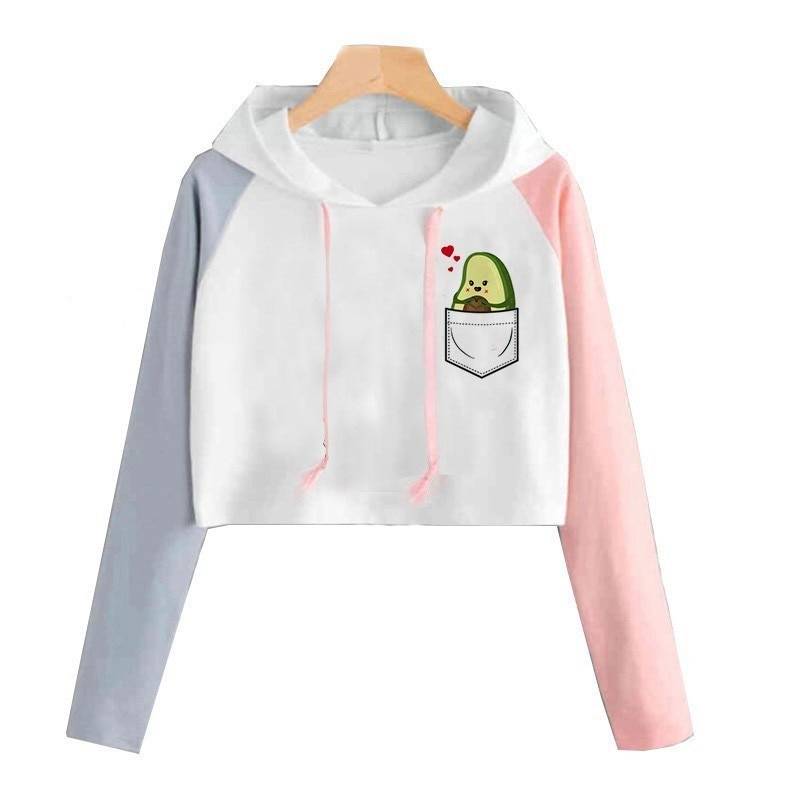 Funny Avocado Hooded Shirt - 9 / S - T-Shirts - Shirts & Tops - 18 - 2024