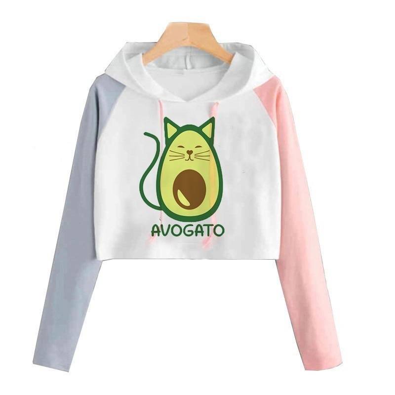 Funny Avocado Hooded Shirt - 12 / S - T-Shirts - Shirts & Tops - 24 - 2024