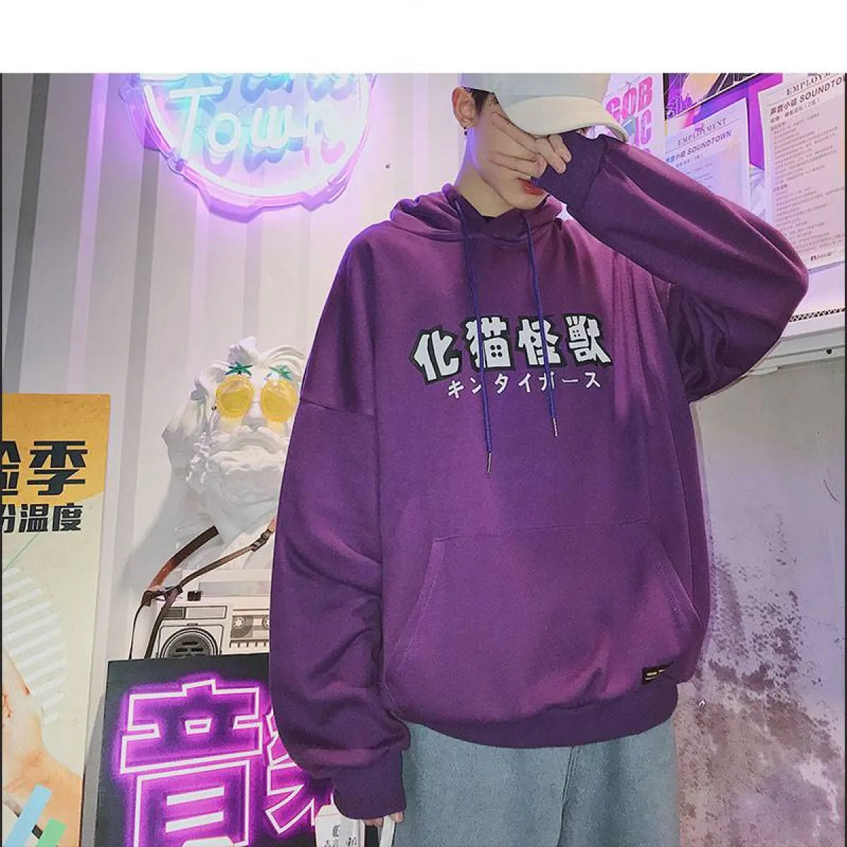 Funny Cat Hooded Jacket - Jackets & Coats - 3