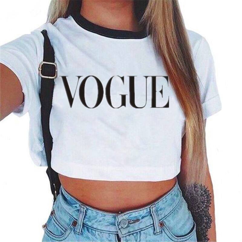 Funny T-Shirts - Vogue / M / White - T-Shirts - Shirts & Tops - 19 - 2024