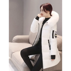 Fur Collar Hooded Long Winter Parka - Women’s Clothing & Accessories - Jacket - 5