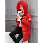 Fur Collar Hooded Long Winter Parka - Women’s Clothing & Accessories - Jacket - 2