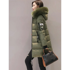 Fur Collar Hooded Long Winter Parka - Women’s Clothing & Accessories - Jacket - 4