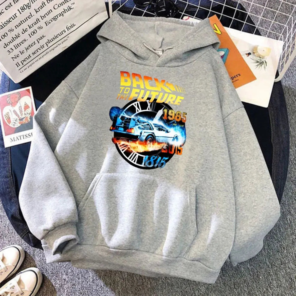 Back to the Future Time Travel Hoodie - Hoodies & Sweatshirts - Hoodie - 3