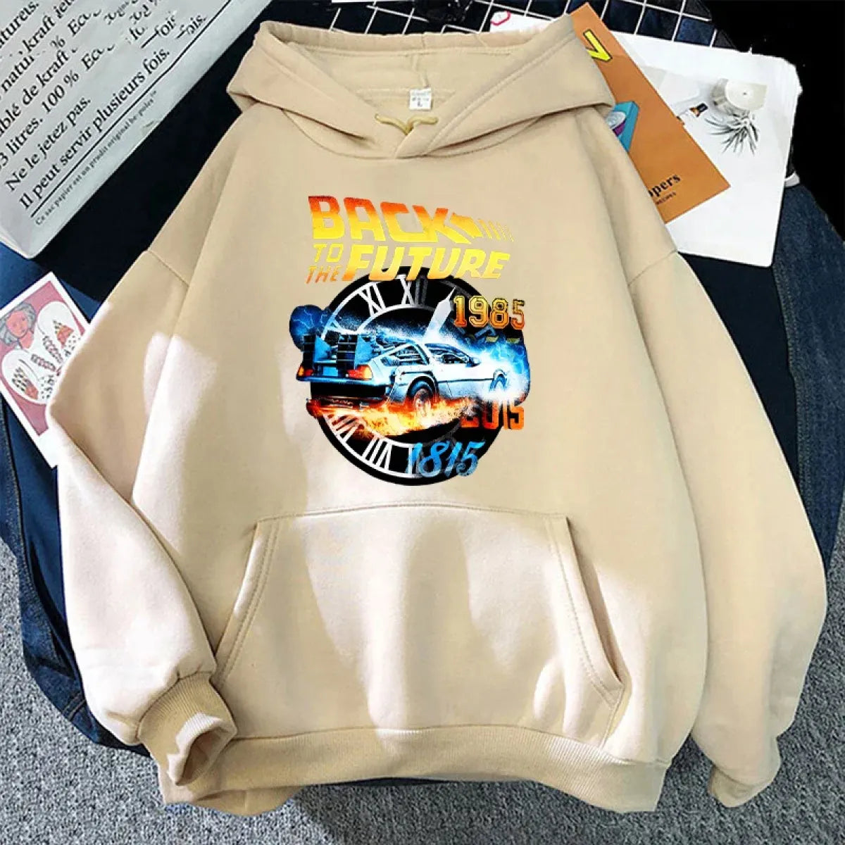 Back to the Future Time Travel Hoodie - Hoodies & Sweatshirts - Hoodie - 4