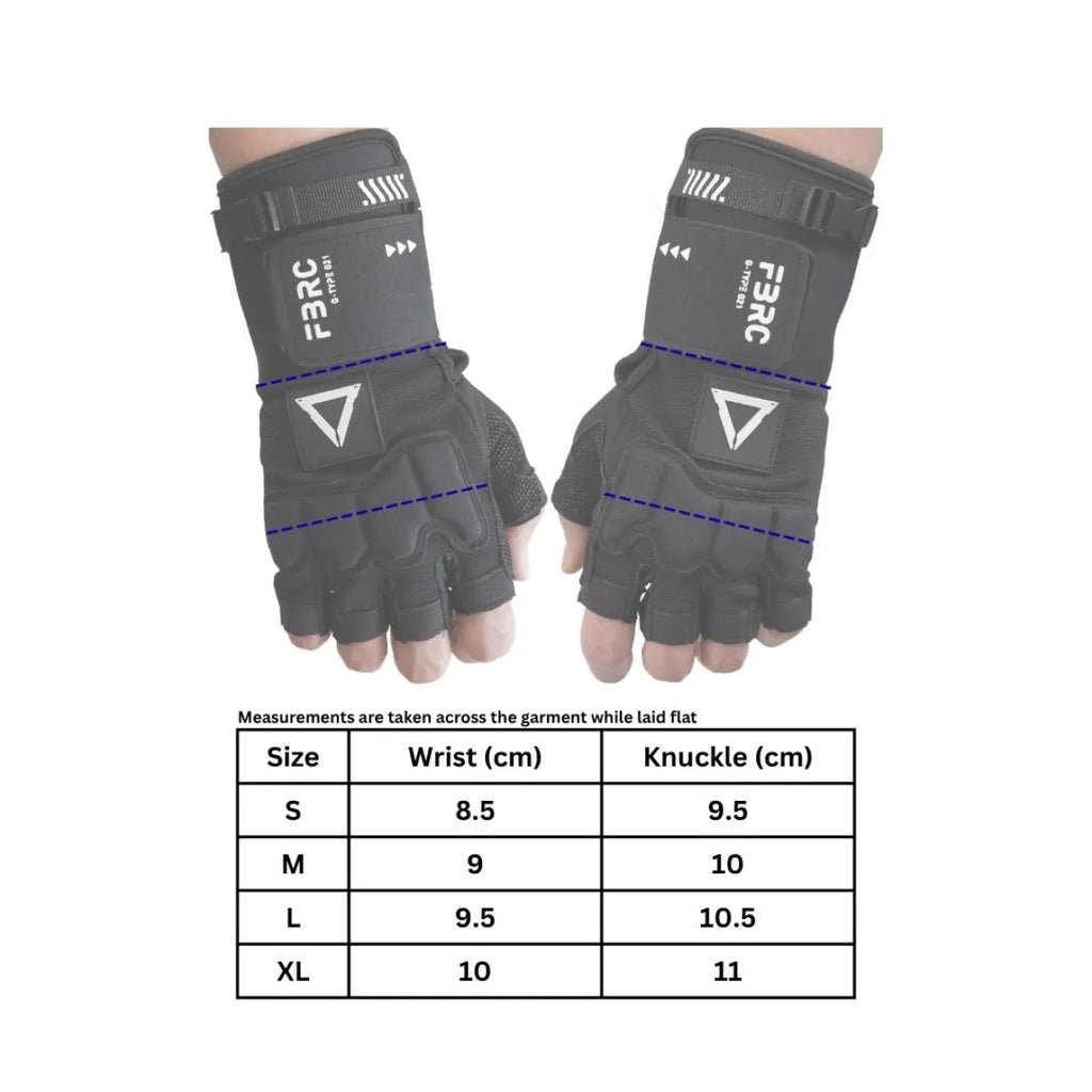 G-Type 021 Mil-Green Tactical Fingerless Gloves - Harajuku Style - Accessory - 4