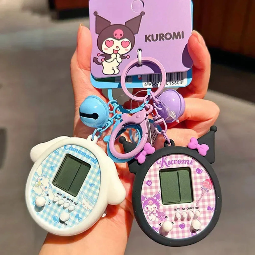 Sanrio Mini Game Console Keychain – Kuromi & Cinnamoroll - Harajuku Style - Keychain - 1
