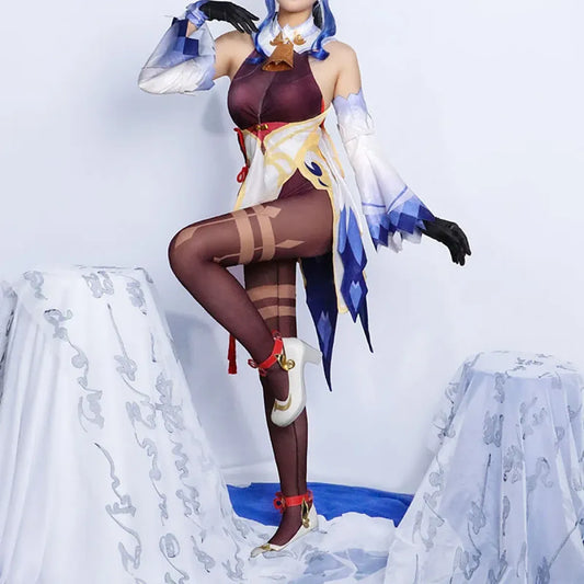 Ganyu Cosplay Costume Set with Wig & Shoes - Women’s Clothing & Accessories - Cosplay - 2