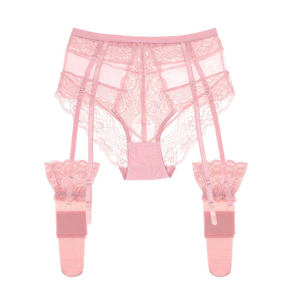 Garter Lingerie Set - Pink / XL - Women’s Clothing & Accessories - Lingerie - 21 - 2024