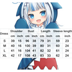 Hololive Gawr Gura Shark Cosplay - Complete Set with Tail - Cosplay - 10