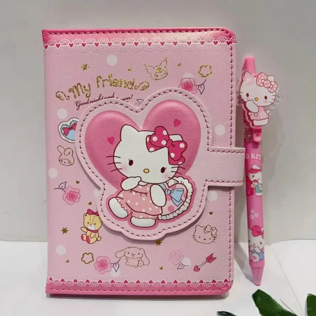 Sanrio Cinnamoroll Notebook & Gel Pen Gift Set - Harajuku Style - Notebook / Journal - 2