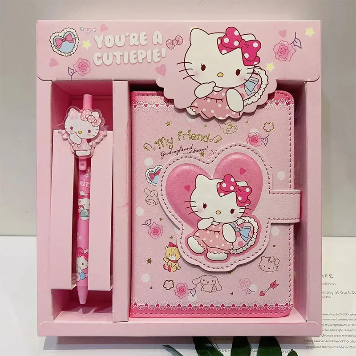 Sanrio Cinnamoroll Notebook & Gel Pen Gift Set - Harajuku Style - Notebook / Journal - 20