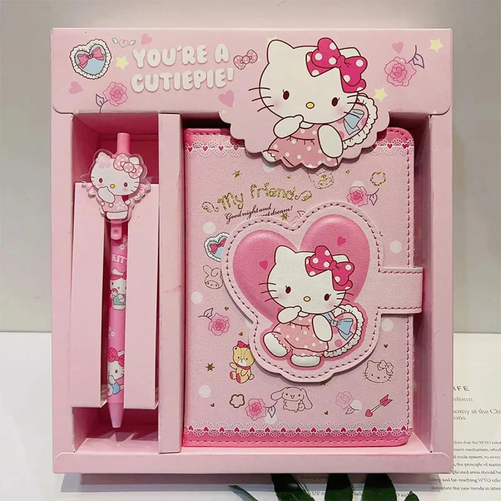 Sanrio Cinnamoroll Notebook & Gel Pen Gift Set - Harajuku Style - Notebook / Journal - 9