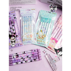 Sanrio Hello Kitty & Kuromi 6pc Gel Pen Set - Harajuku Style - Pen / Pencil - 2