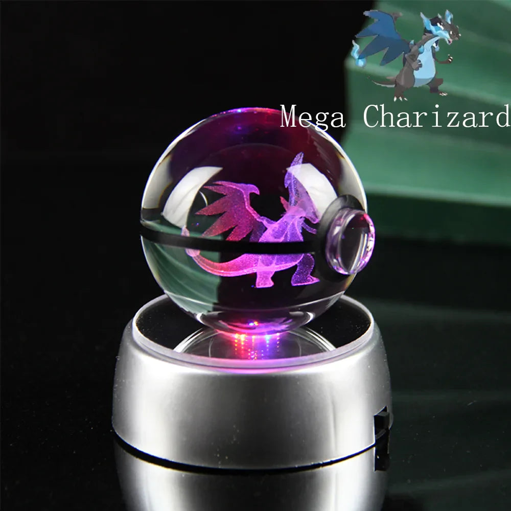 Pokemon Gengar 3D Crystal Ball - Mega Charizard / 5cm No base - Anime - Toys - 27 - 2024