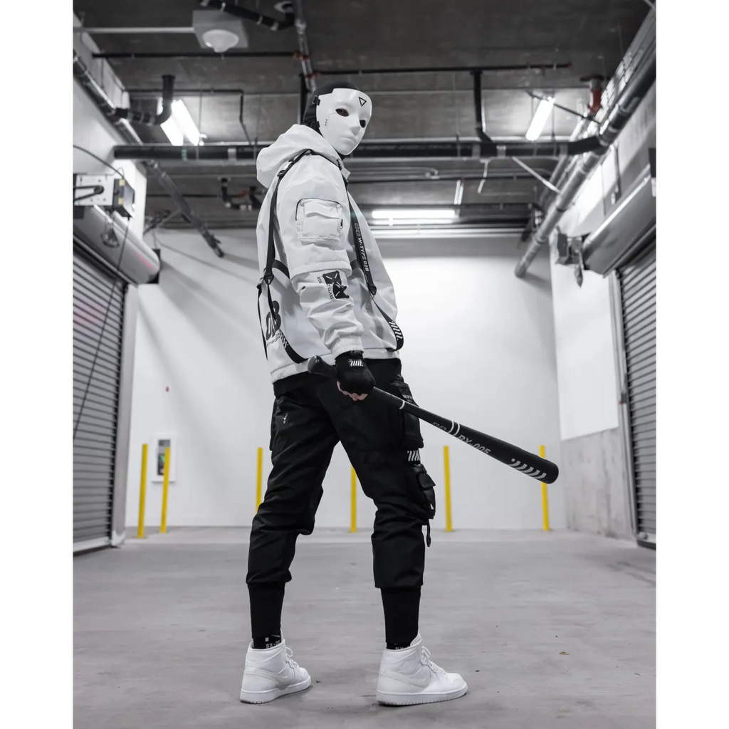 Genova 01A White Resin Face Mask - Harajuku Style - Cosplay Outfit - 7