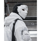 Genova 01A White Resin Face Mask - Harajuku Style - Cosplay Outfit - 5