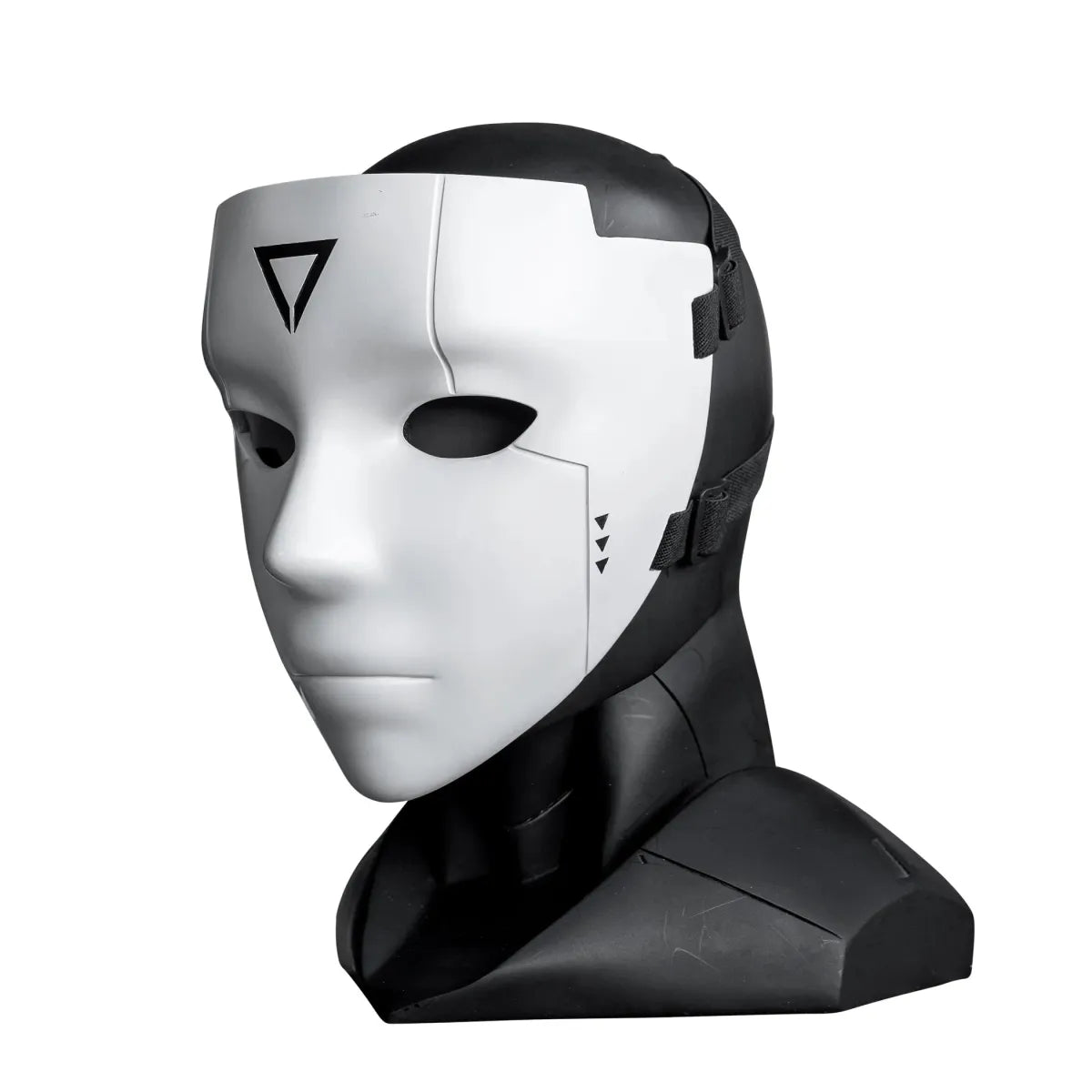 Genova 01A White Resin Face Mask - Harajuku Style - Cosplay Outfit - 2