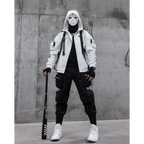 Genova 01A White Resin Face Mask - Harajuku Style - Cosplay Outfit - 8