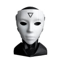 Genova 01A White Resin Face Mask - Harajuku Style - Cosplay Outfit - 1