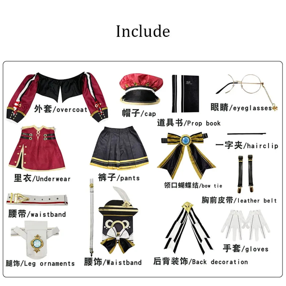 Charlotte Genshin Impact Cosplay Full Costume Set - Cosplay - Cosplay - 5