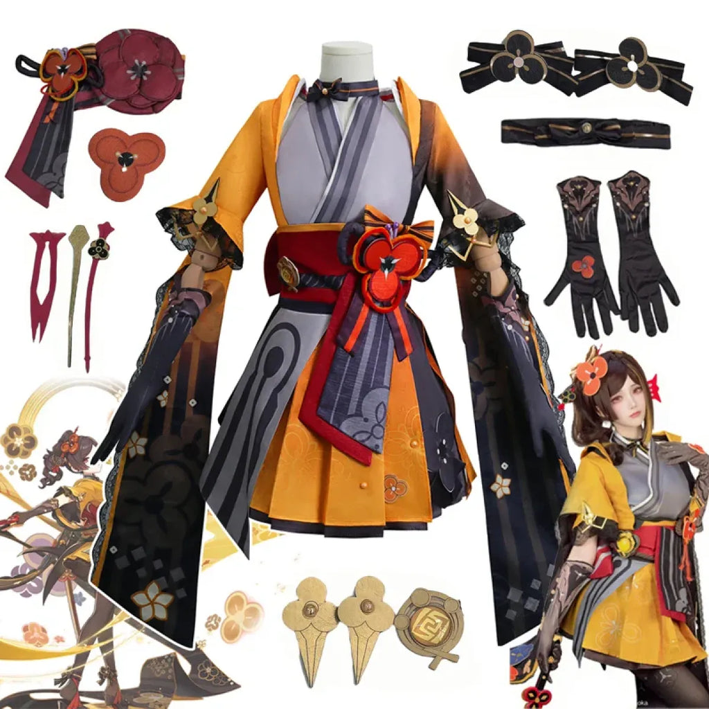 Chiori Genshin Impact Cosplay Costume Set - Cosplay - Cosplay - 1