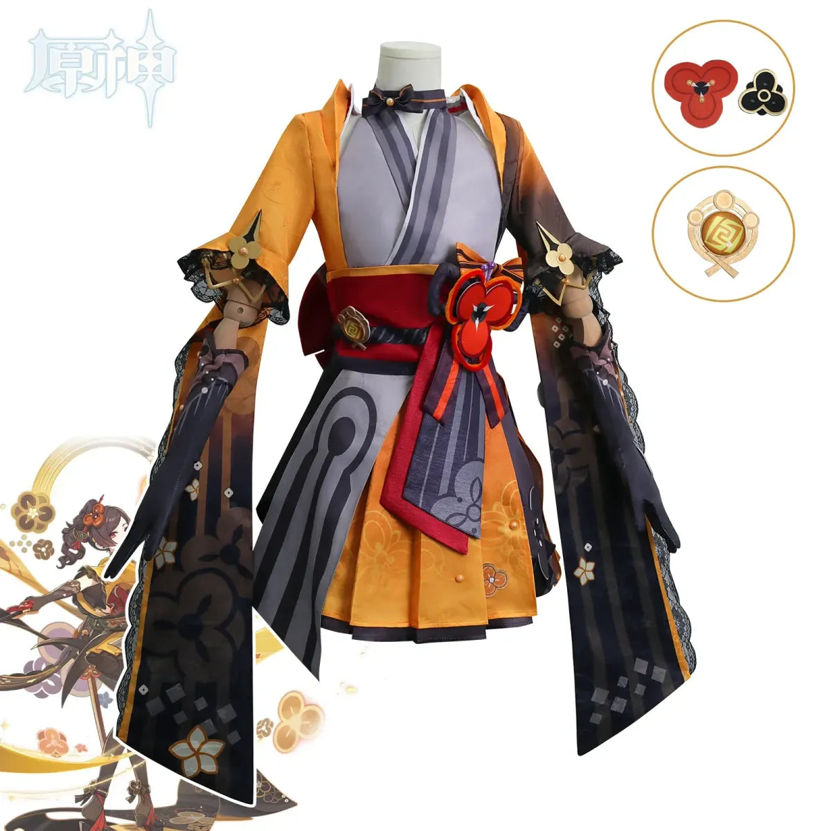 Chiori Genshin Impact Cosplay Costume Set - Cosplay - Cosplay - 2