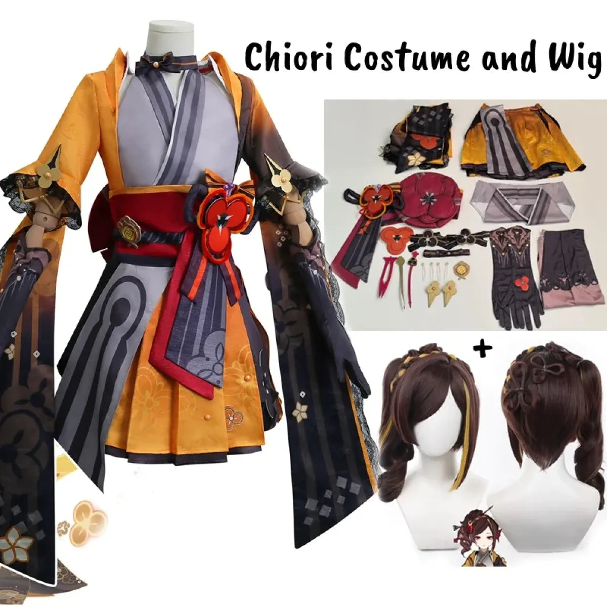Chiori Genshin Impact Cosplay Costume Set - Cosplay - Cosplay - 7