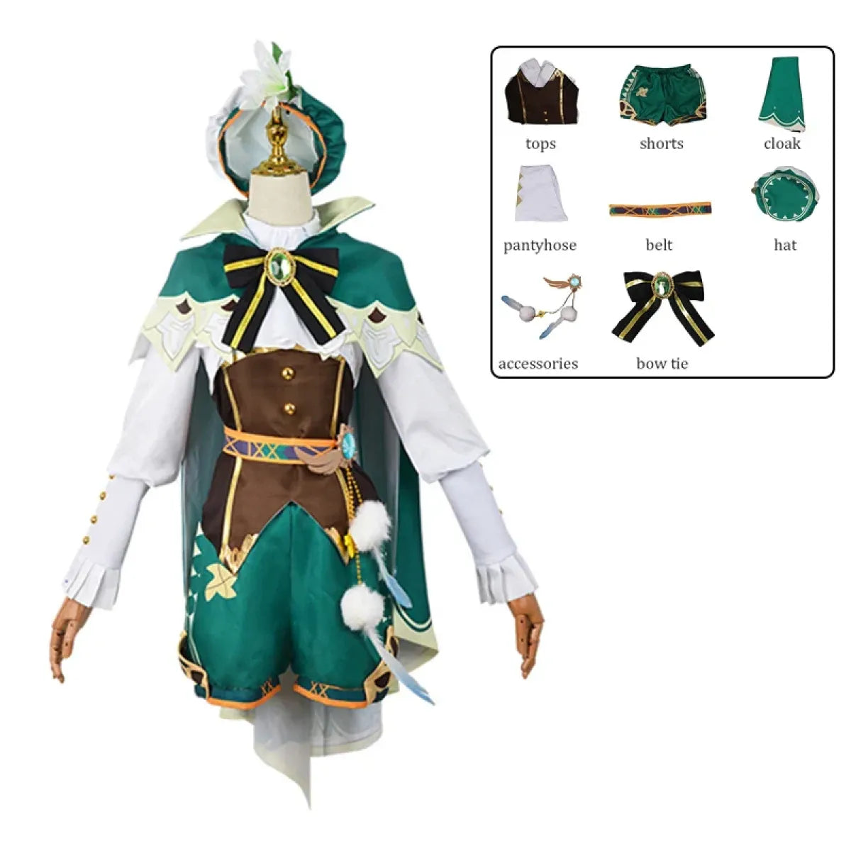 Venti Genshin Impact Cosplay Costume Set - Cosplay - Cosplay - 7
