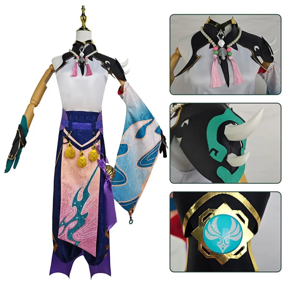 Xiao Genshin Impact Cosplay Costume Set - Cosplay - Cosplay - 2