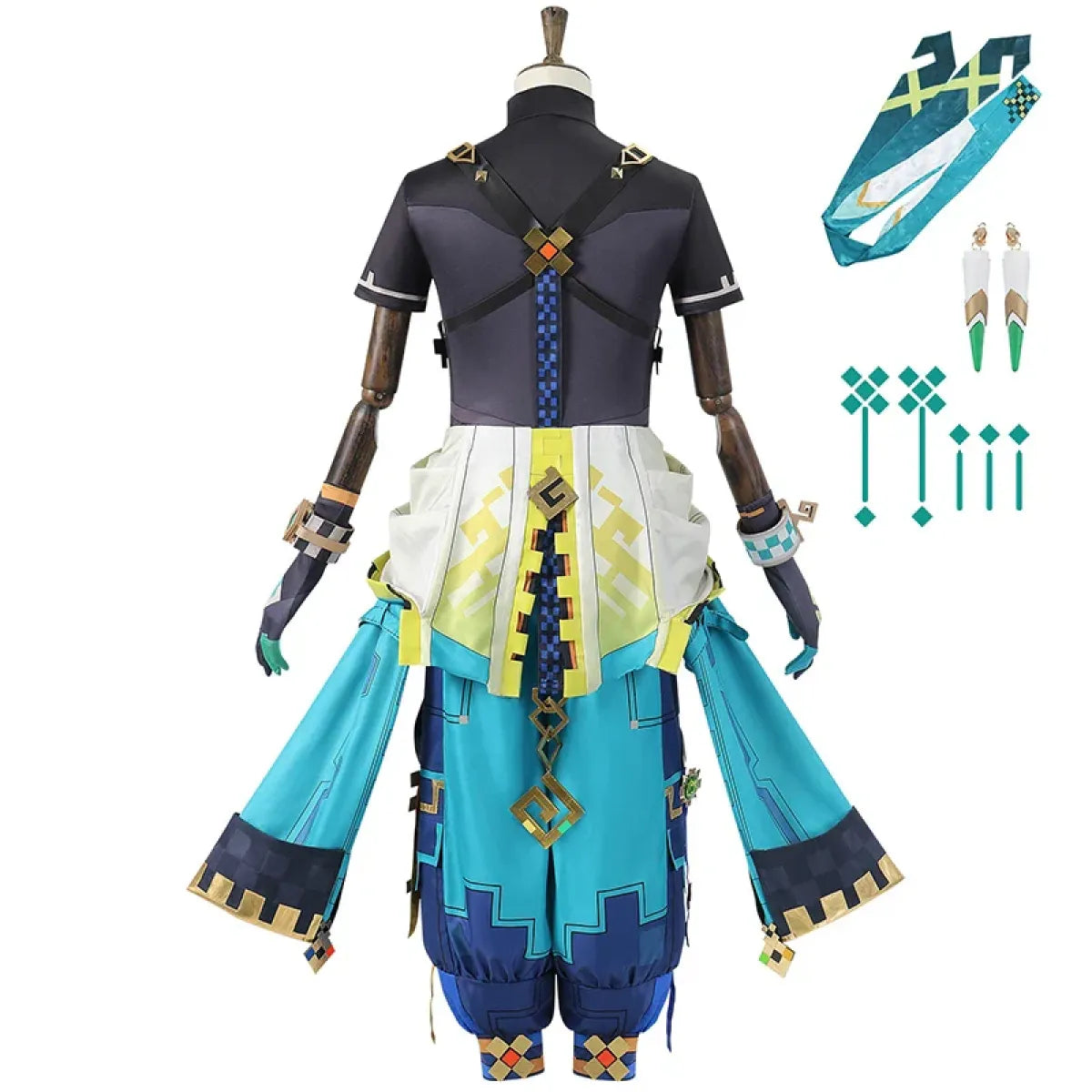 Kinich Genshin Impact Cosplay Costume with Wig - Cosplay - Cosplay - 2