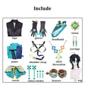 Kinich Genshin Impact Cosplay Costume with Wig - Cosplay - Cosplay - 6