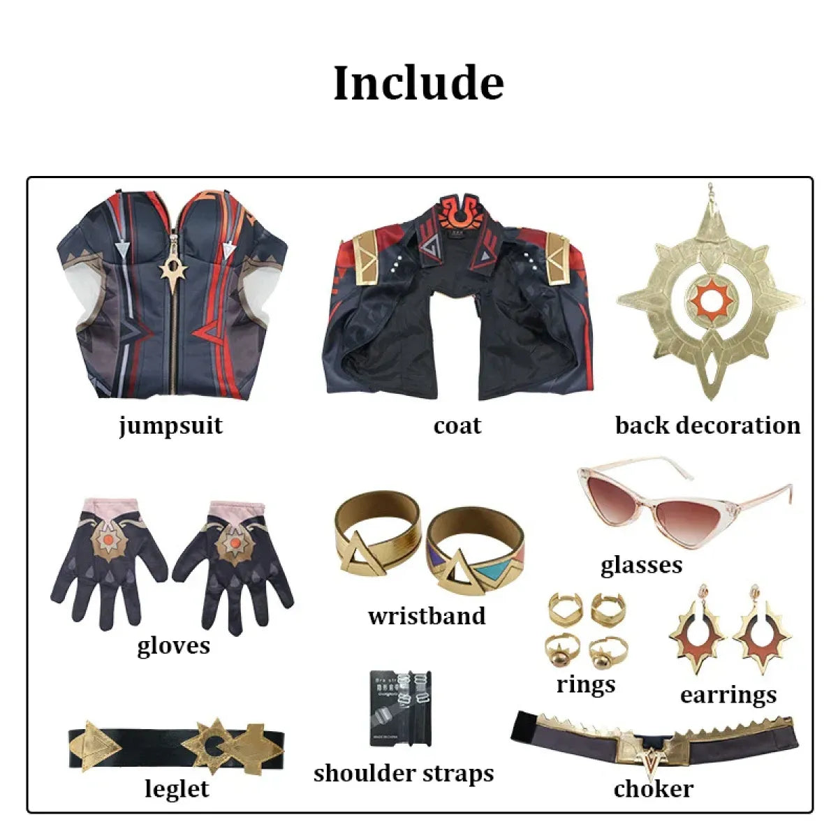 Mavuika Genshin Impact Cosplay Costume Set - Dresses - Cosplay - 5