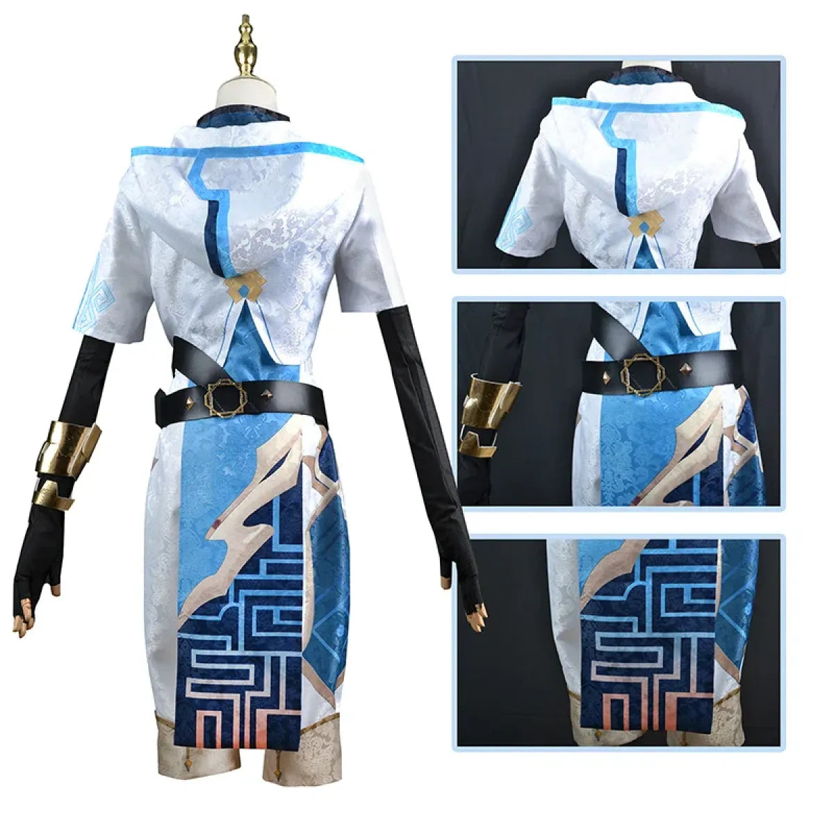 Chongyun Genshin Impact Cosplay Costume Set - Cosplay - Cosplay - 1