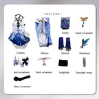 Skirk Genshin Impact Cosplay Costume Set with Wig - Cosplay - Cosplay - 7