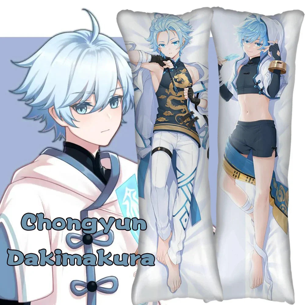 Chongyun Genshin Impact Dakimakura - Custom Printed Anime Pillow Case - Anime - Clothing - 1 - 2024