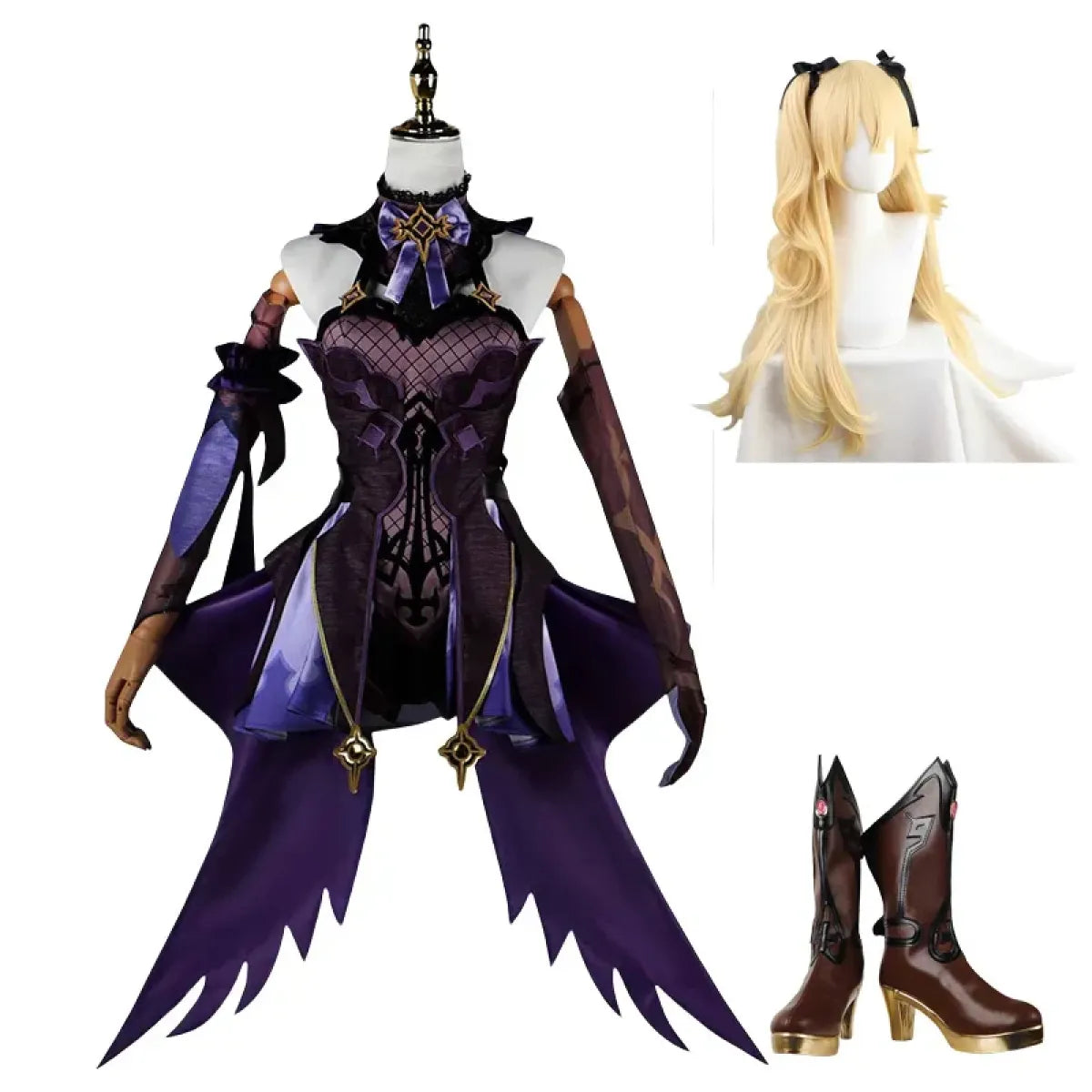 Fischl Genshin Impact Cosplay Costume Set - Cosplay - Cosplay - 1