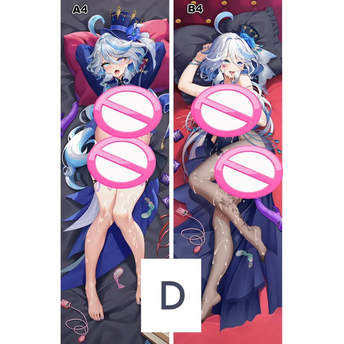 Focalors Dakimakura Pillowcase – Genshin Impact Anime Game Cushion - Anime - Dakimakuras - 6