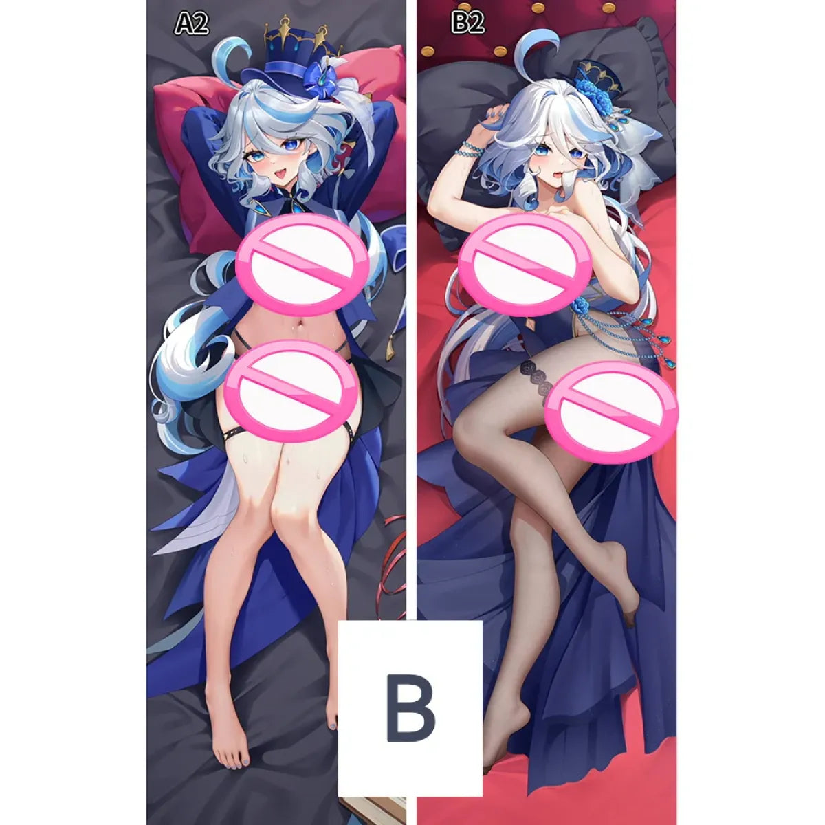 Focalors Dakimakura Pillowcase – Genshin Impact Anime Game Cushion - Anime - Dakimakuras - 8