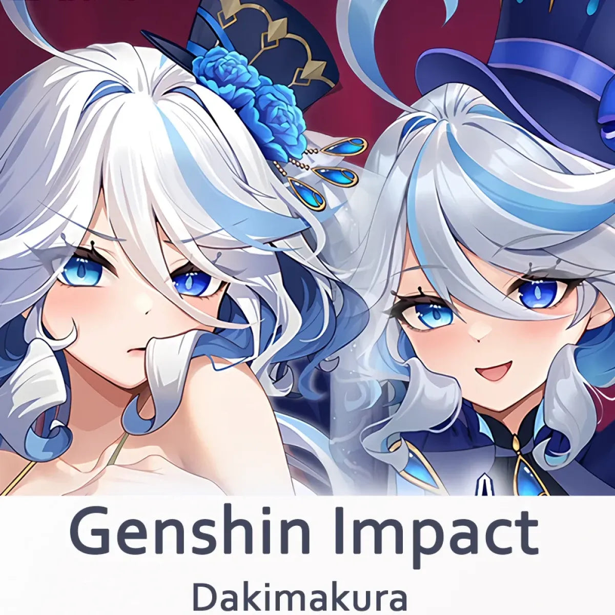 Focalors Dakimakura Pillowcase – Genshin Impact Anime Game Cushion - Anime - Dakimakuras - 1