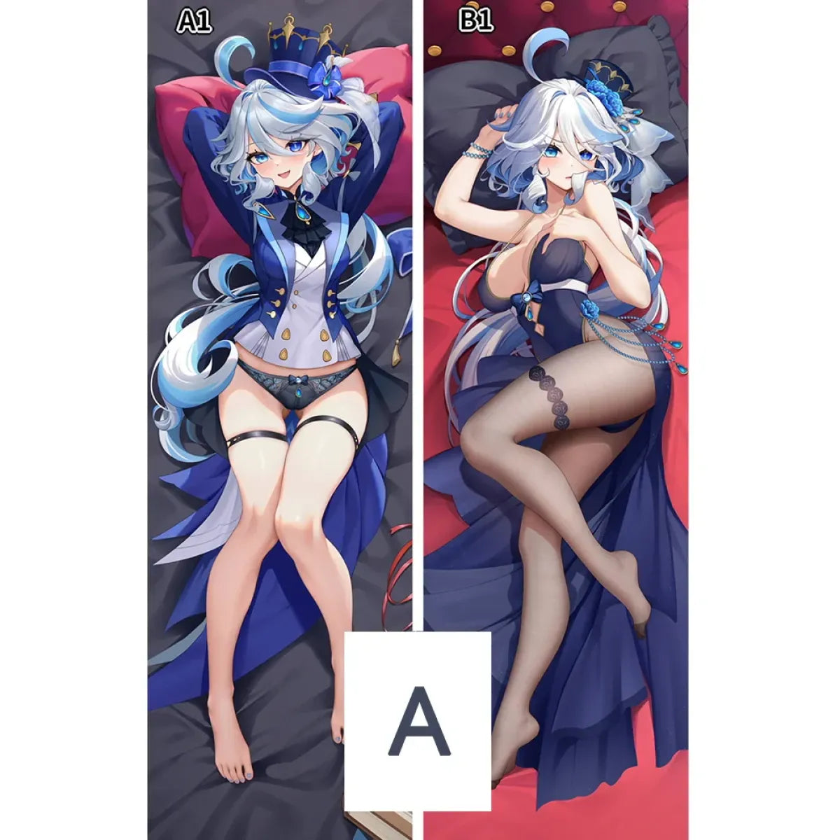 Focalors Dakimakura Pillowcase – Genshin Impact Anime Game Cushion - Anime - Dakimakuras - 9