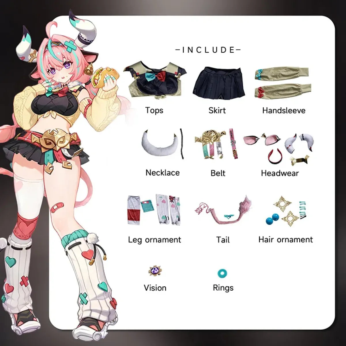 Genshin Impact Varesa Cosplay Costume Set - Cosplay - Cosplay - 5