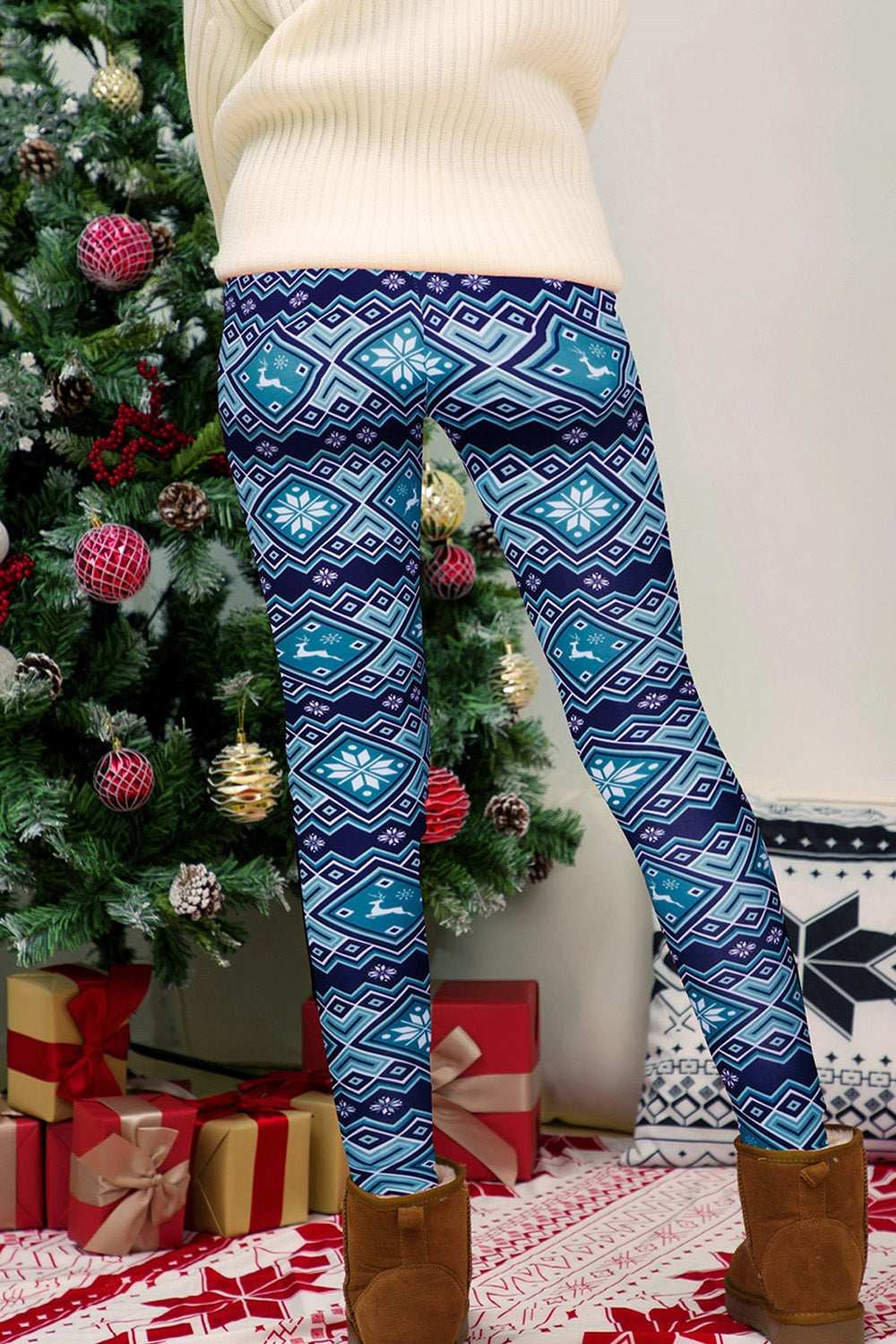 Geometric Leggings - Bottoms - Pants - 2 - 2024