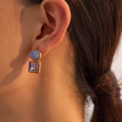 Geometric Stainless Steel Earrings - T-Shirts - Earrings - 14 - 2024