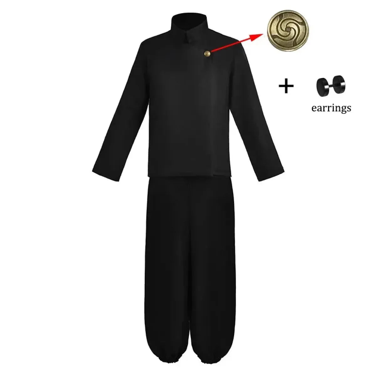 Geto Suguru Jujutsu Kaisen Cosplay Set with Wig & Earrings - Best Sellers - Cosplay - 5