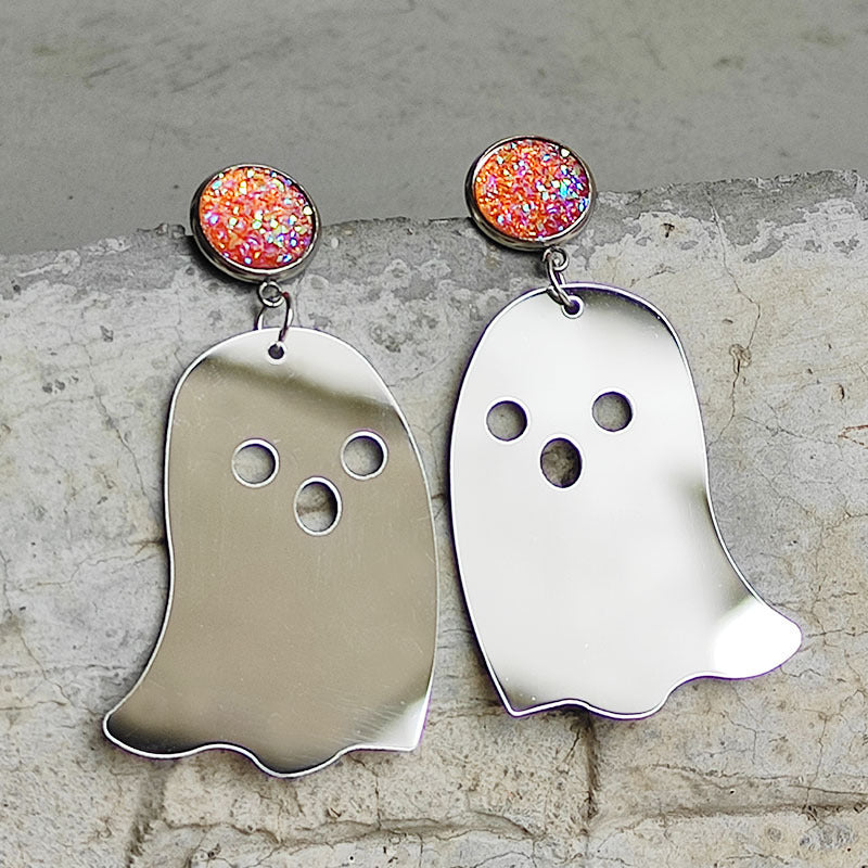 Ghost Shape Acrylic Dangle Earrings - Style A / One Size - Women’s Jewelry - Earrings - 3 - 2024