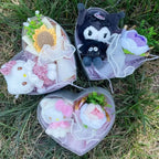 Kawaii Plush Gift Box – Kuromi My Melody Hello Kitty Heart Box Gift Set - Christmas - Plushie - 1