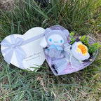 Kawaii Plush Gift Box – Kuromi My Melody Hello Kitty Heart Box Gift Set - Christmas - Plushie - 6